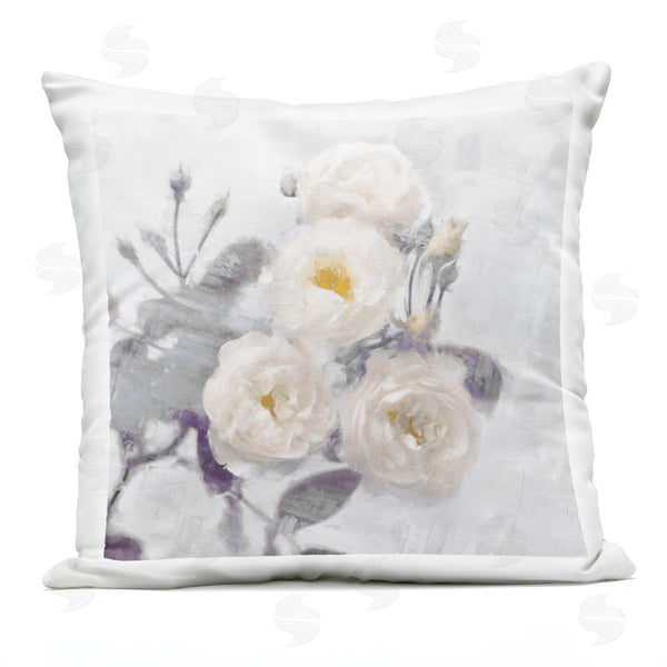 Stupell Industries Emily Ford | Bundle Of White Blooms Printed Throw Pillow