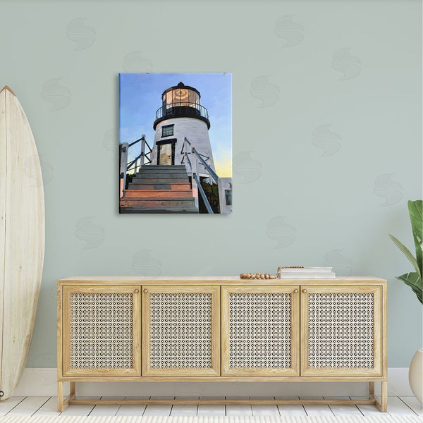Stupell Industries Emily Kalina | Coastal Lighthouse Beacon Wall Art