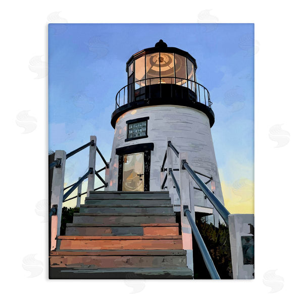 stupell industries Emily Kalina | Coastal Lighthouse Beacon Wall Art