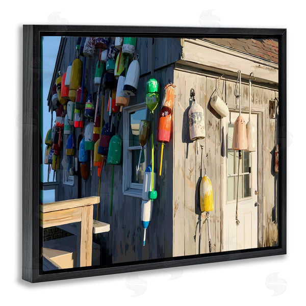 Stupell Industries Emily Kalina | Island Hut Beach Buoy