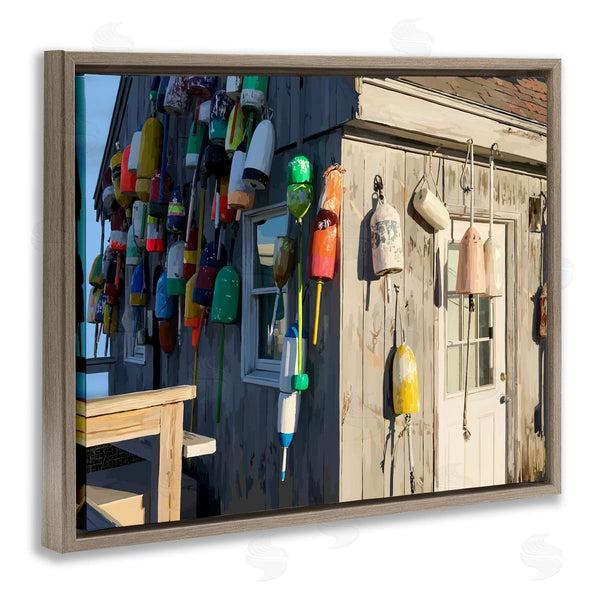 Stupell Industries Emily Kalina | Island Hut Beach Buoy