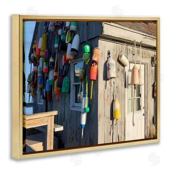 Stupell Industries Emily Kalina | Island Hut Beach Buoy