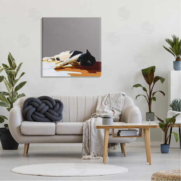Stupell Industries Emily Kalina | Restful Cat Lying Down In Sunlight Wall Art