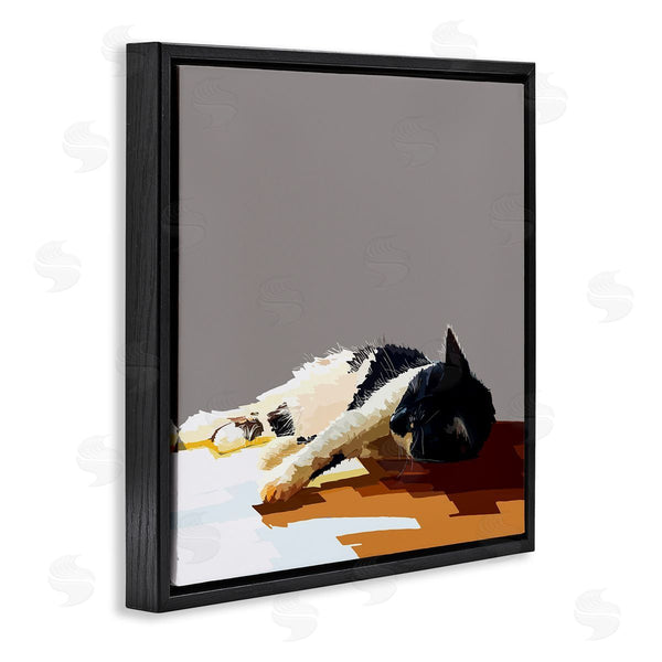 Stupell Industries Emily Kalina | Restful Cat Lying Down In Sunlight Wall Art