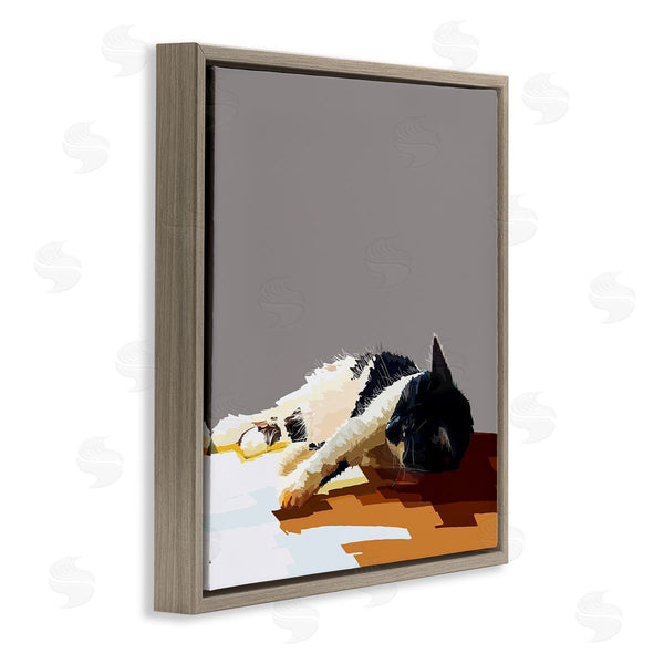 Stupell Industries Emily Kalina | Restful Cat Lying Down In Sunlight Wall Art