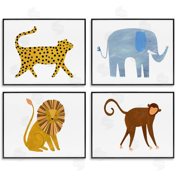 Stupell Industries Emily Kopcik | Various Whimsical Wildlife Animals Wall Art