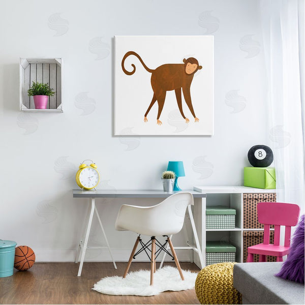 Stupell Industries Emily Kopcik | Whimsical Wildlife Monkey Wall Art