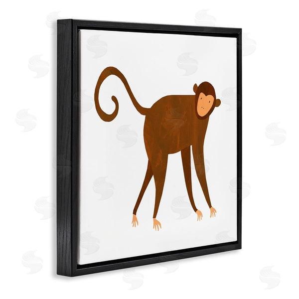Stupell Industries Emily Kopcik | Whimsical Wildlife Monkey Wall Art
