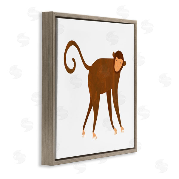 Stupell Industries Emily Kopcik | Whimsical Wildlife Monkey Wall Art
