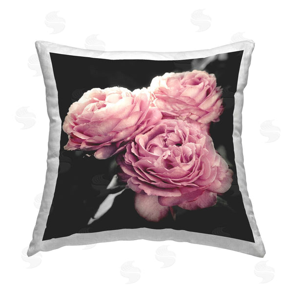 stupell industries Emily Navas | Full Blooming Roses Printed Throw Pillow