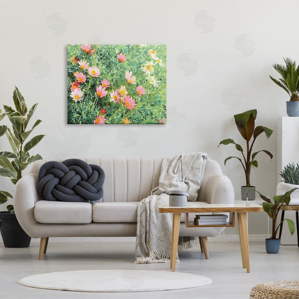 Stupell Industries Emily Navas | Impressionistic Pink Carnations In Green Field Wall Art