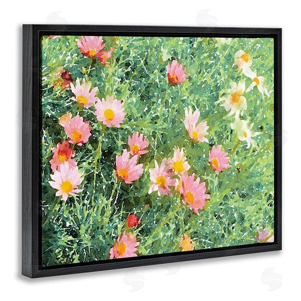 Stupell Industries Emily Navas | Impressionistic Pink Carnations In Green Field Wall Art