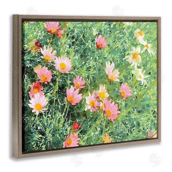 Stupell Industries Emily Navas | Impressionistic Pink Carnations In Green Field Wall Art