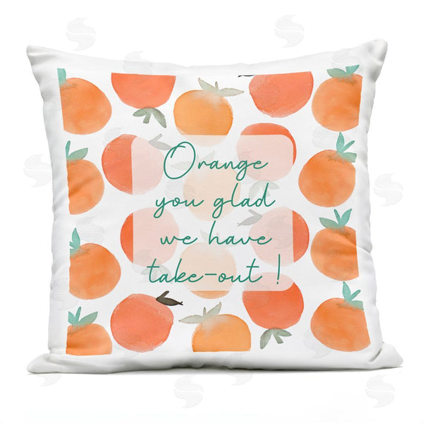 Stupell Industries Emily Navas | Orange You Glad Throw Pillow