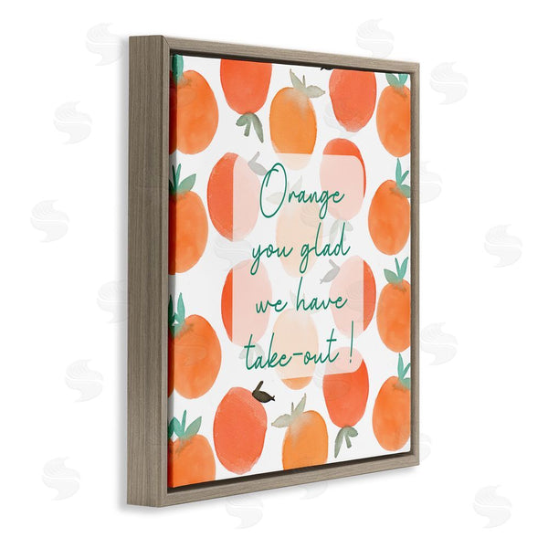 Stupell Industries Emily Navas | Orange You Glad Wall Art