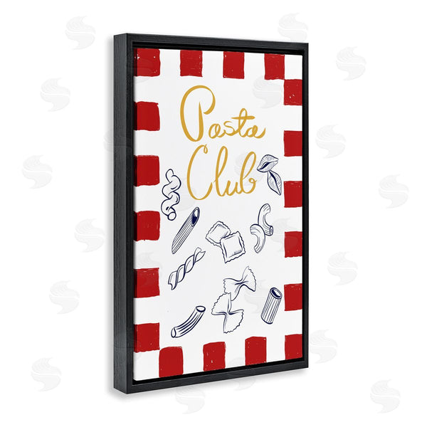 Stupell Industries Emily Navas | Pasta Club Noodle Types Wall Art