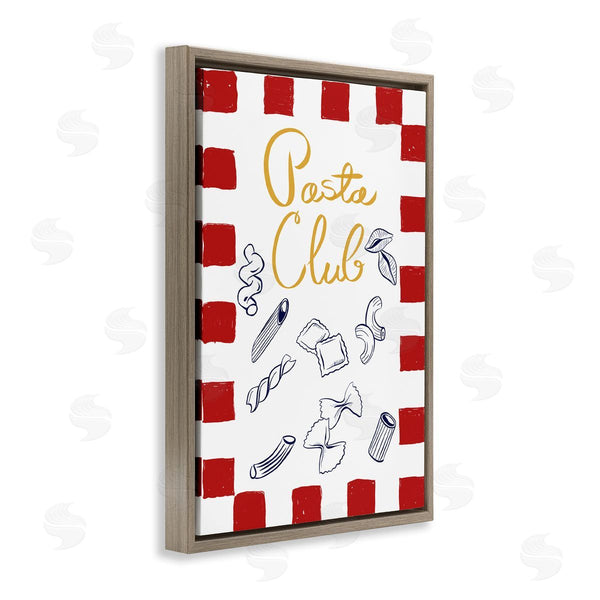Stupell Industries Emily Navas | Pasta Club Noodle Types Wall Art