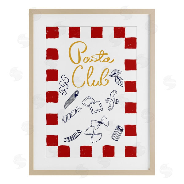 stupell industries Emily Navas | Pasta Club Noodle Types Wall Art