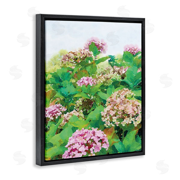 Stupell Industries Emily Navas | Pink Geranium Bushes In Field Clear Sky Wall Art