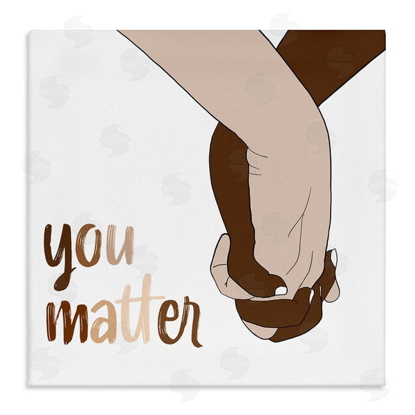 stupell industries Emily Navas | You Matter Diverse Hands Minimal Design
