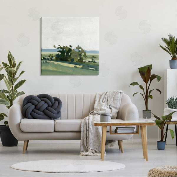 Stupell Industries Emma Caroline | Abstract Rural Grove Distant Mountains Wall Art