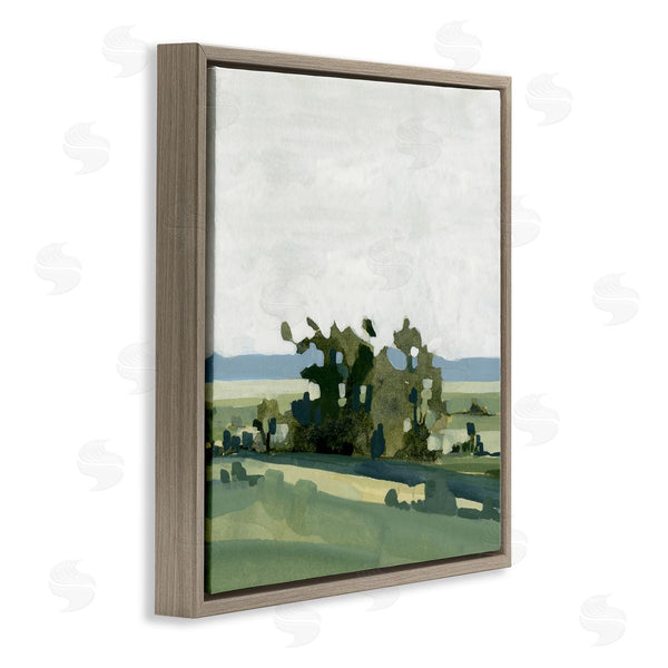 Stupell Industries Emma Caroline | Abstract Rural Grove Distant Mountains Wall Art