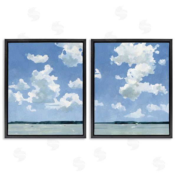 Stupell Industries Emma Caroline | Bright Cloudy Sky Landscape Summer Day Wall Art