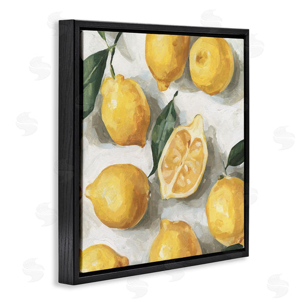 Stupell Industries Emma Caroline | Citrus Lemons Over White