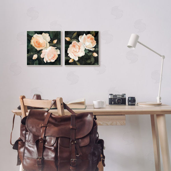 Stupell Industries Emma Caroline | Country Rose Garden Pink Green Nature Wall Art