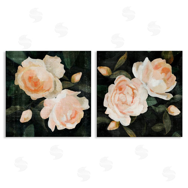 stupell industries Emma Caroline | Country Rose Garden Pink Green Nature Wall Art