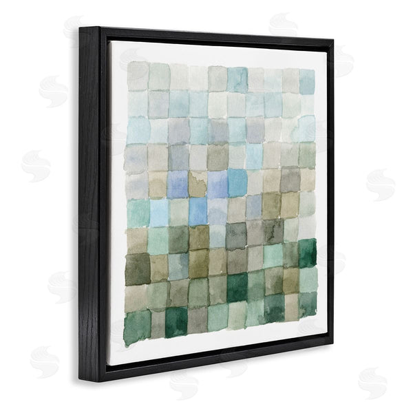 Stupell Industries Emma Caroline | Earth Tones Watercolor Detail Square Shape Pattern Wall Art