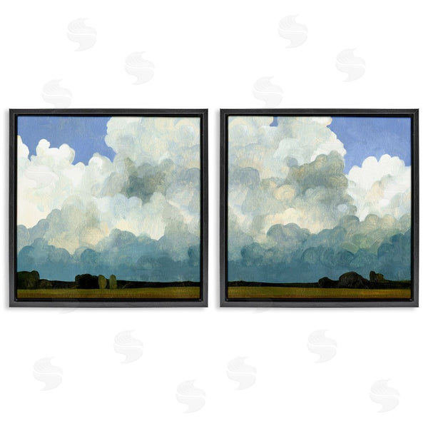Stupell Industries Emma Caroline | Fluffy Clouds Countryside Sky Nature Wall Art