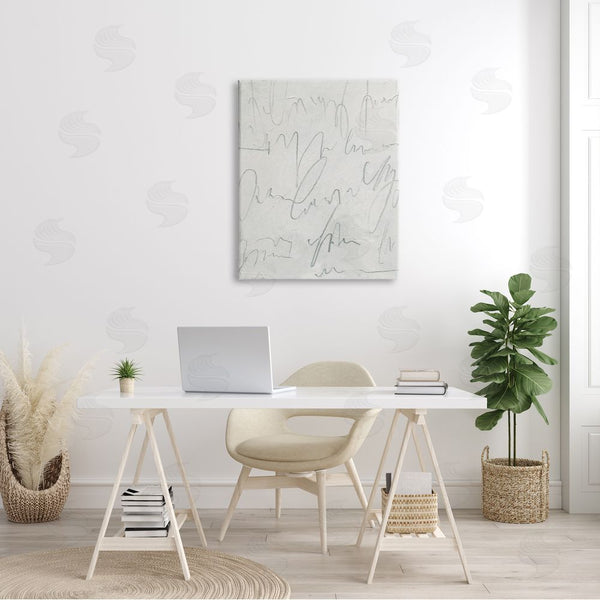 Stupell Industries Emma Caroline | Messy Script On Distressed Surface Modern Abstract Composition Wall Art