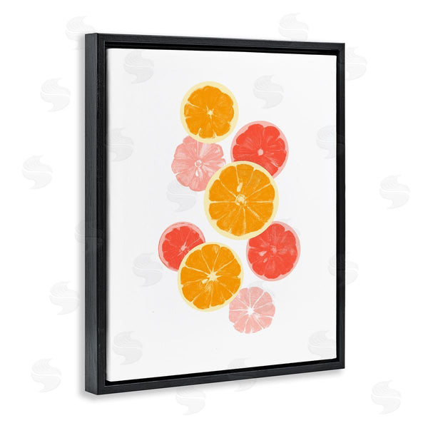 Stupell Industries Emma Caroline | Mixed Citrus Fruit Slices Casual Summer Kitchen Wall Art