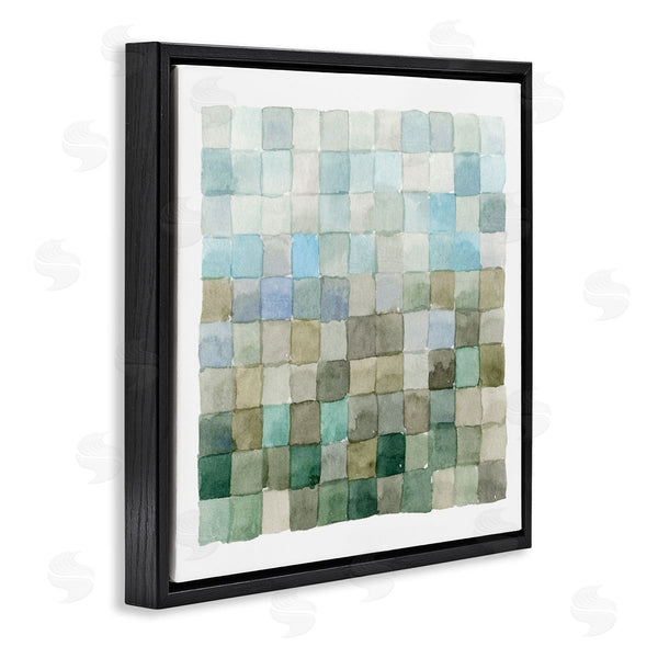 Stupell Industries Emma Caroline | Modern Watercolor Checkered Shapes