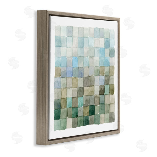 Stupell Industries Emma Caroline | Modern Watercolor Checkered Shapes