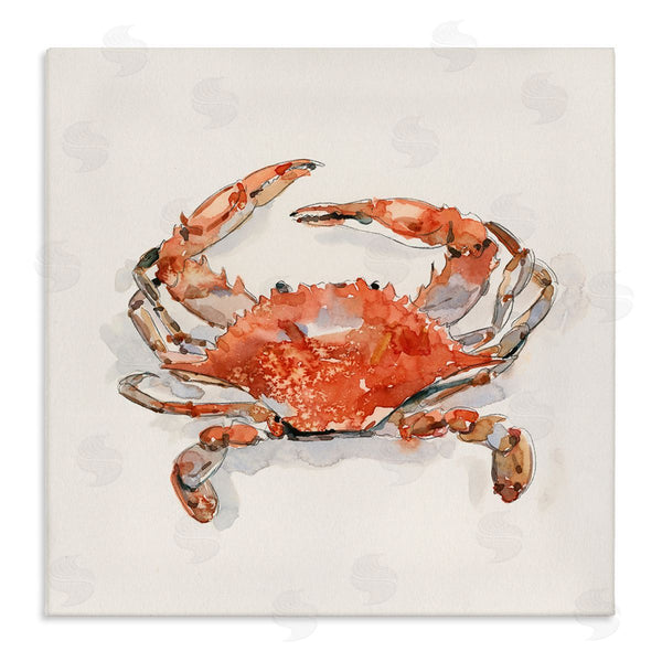 stupell industries Emma Caroline | Nautical Red Crab Wall Art