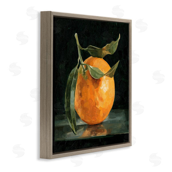 Stupell Industries Emma Caroline | Orange With Stem On Black