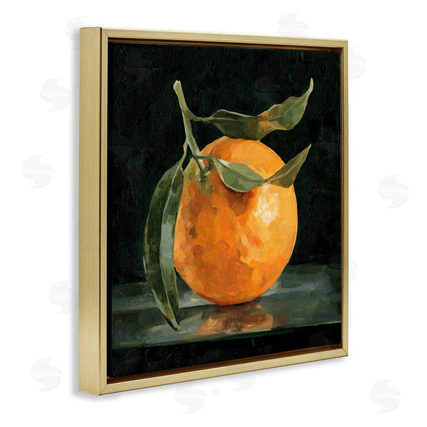 Stupell Industries Emma Caroline | Orange With Stem On Black