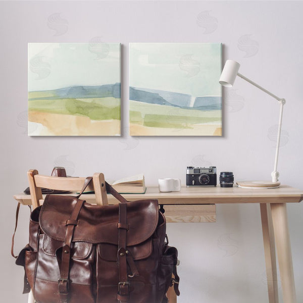 Stupell Industries Emma Caroline | Watercolor Hills Abstract Landscape Wall Art