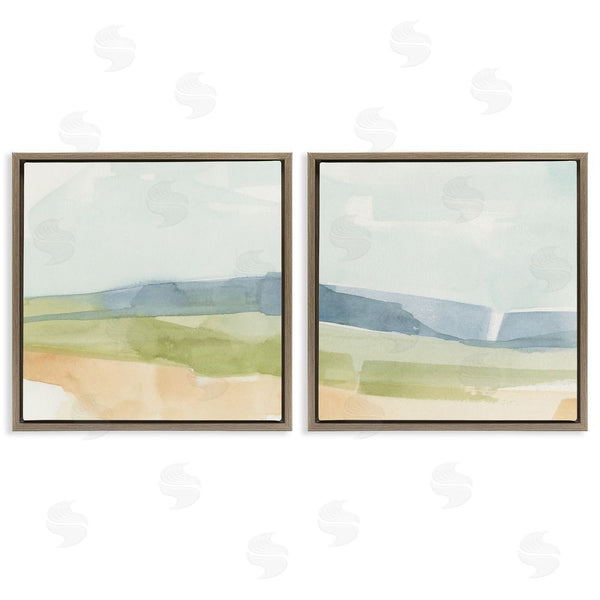 Stupell Industries Emma Caroline | Watercolor Hills Abstract Landscape Wall Art