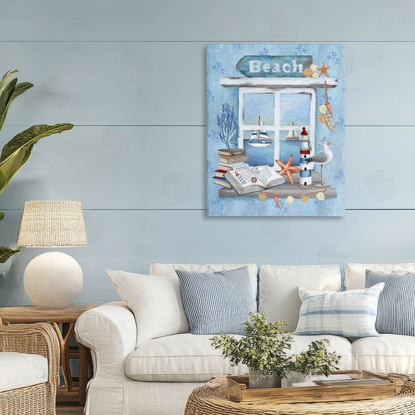 Stupell Industries Emma Leach | Beachy Coastal Window Sill