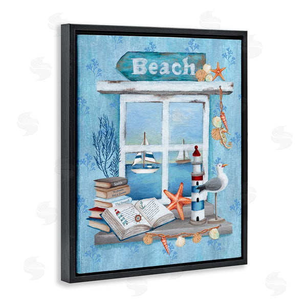 Stupell Industries Emma Leach | Beachy Coastal Window Sill