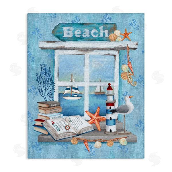 stupell industries Emma Leach | Beachy Coastal Window Sill