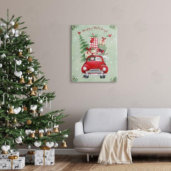 Stupell Industries Emma Leach | Holiday Stacked Gift Car Wall Art