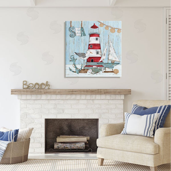 Stupell Industries Emma Leach | Rustic Maritime Still Life Wall Art