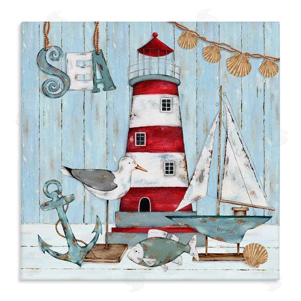 stupell industries Emma Leach | Rustic Maritime Still Life Wall Art
