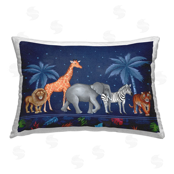 Stupell Industries Emma Leach | Stepping Jungle Animals