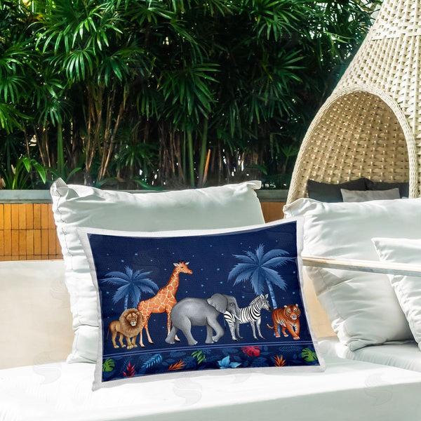 Stupell Industries Emma Leach | Stepping Jungle Animals