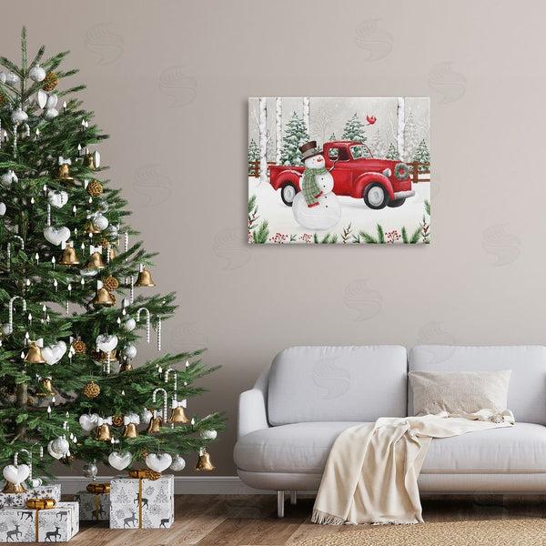 Stupell Industries Emma Leach | Winter Wonderland Snowman Wall Art
